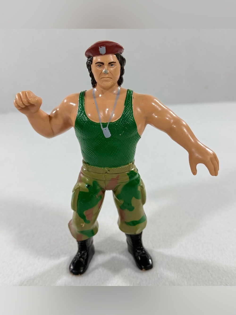 Vintage 1986 LJN WWF WWE Wrestling Superstars Corporal Kirchner Action Figure